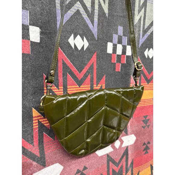 Patricia Nash Green Olive Quilted Crossbody Purse Bag NWT - Picture 2 of 6
